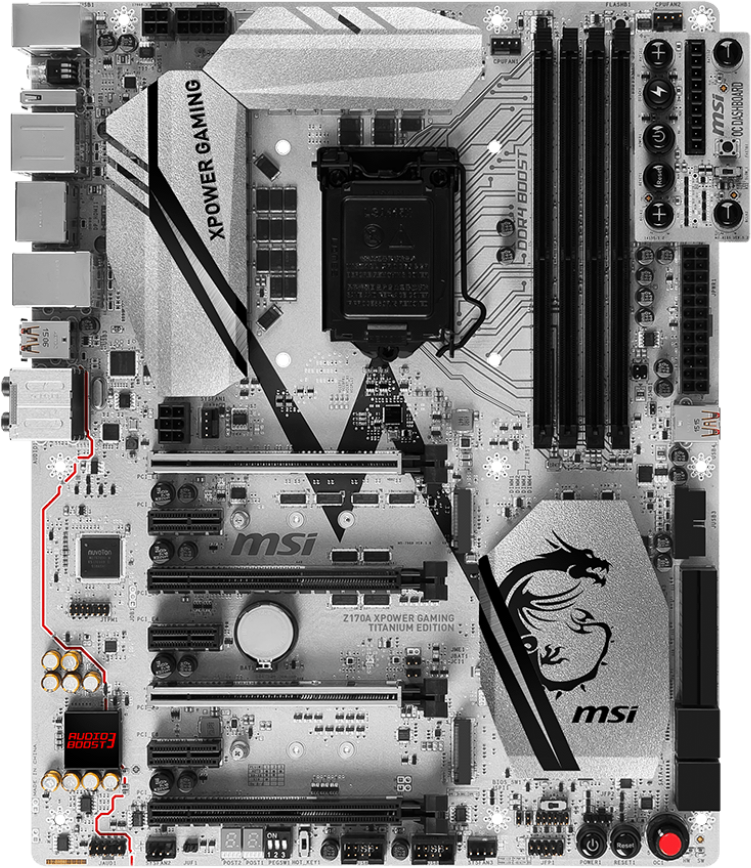 Msi z170a xpower gaming titanium edition подключение